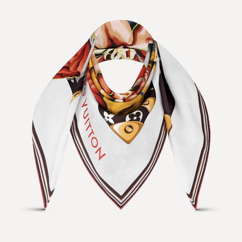 LV silk scarf 90X90cm E08 (9)